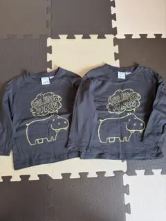 ZARA ヒッポプリント 長袖カットソー 1 1/2 years 3years