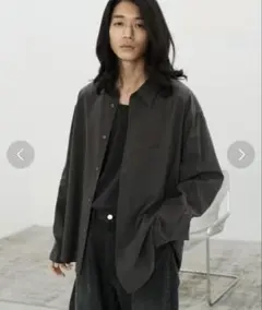 WYM LIDNM シャツ TENCEL RELAX WIDE SHIRT