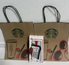 スターバックス プラダを着た悪魔2 コラボ ミラーキーホルダー 紙袋付き