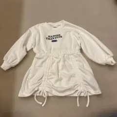 ANAPKIDS　スウェットミニワンピース　白　110