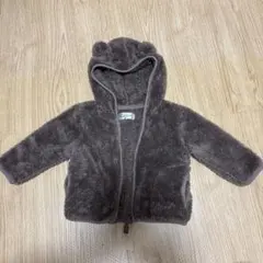 ELFINDOLL クマ耳フード付きボアアウター 80cm