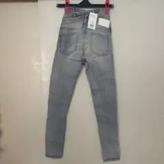 GYDA H/W ウエストクロススキニーデニムパンツ アイス XS 新品タグ付きのサムネイル