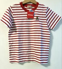 新品★ミキハウス ボーダーTシャツ　タグ付き 赤　120cmのサムネイル