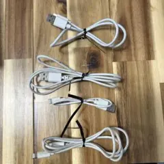 Lightningケーブル 4本セット ホワイト