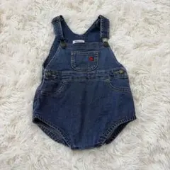 POLO Baby デニム　オーバーオール　ロンパース　80cm