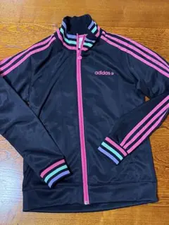 adidas NEO ジャージ ブラック/ピンク/マルチカラー