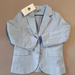 プチバトー 水色 ボタン付きジャケット 4ans 104cm 新品未使用