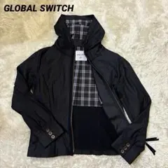 GLOBAL SWITCH スタンドカラー ジャケット ブラック 40