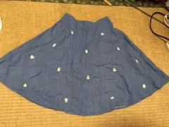 デニムAラインスカート