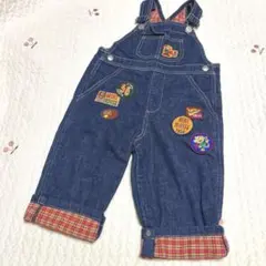 ミキハウス　90cm デニムオーバーオール