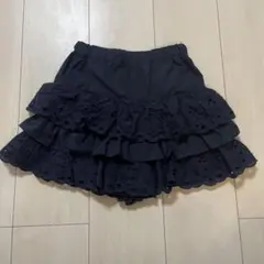 お揃いセットアナスイミニi 星柄刺繍 チュールスカート 140cm/160cm 