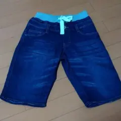 新品未使用　たぐなし　デニムハーフパンツ140cm