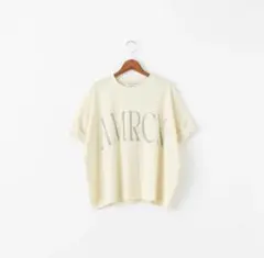 美品 アパルトモン別注 AMERICANA ロールアップTシャツ ナチュラル