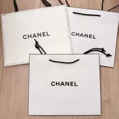 CHANEL シャネル ショップ袋　ショッパー　紙袋　袋　3枚セット