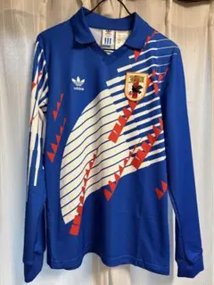 1994 サッカー 日本代表 長袖 ユニフォーム 復刻版 Lサイズ - メルカリ