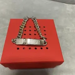 DIESEL チェーンブレスレット シルバー/ゴールド