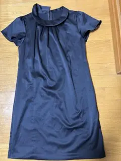 ネイビー マタニティ 授乳服 フォーマルワンピース　入園式　入学式　お宮参り