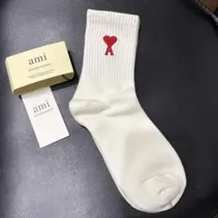AMI Paris アミ・パリス ソックス　ホワイトのサムネイル