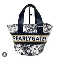 取扱終了】PEARLY GATES カートバッグ ネイビー チェーン柄 未使用