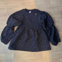 apres les cours フラワージャガードブラウス