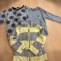子供服 トップス 3点セット まとめ売り 80cm 長袖　男の子