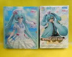 初音ミク×シナモロール フィギュア 2種セット 段ボール発送 - メルカリ