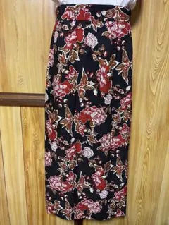 ユナイテッドアローズ新品花柄タイトスカート36IENAアダムエロペBEAMS