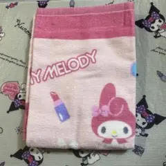 新品未使用　マイメロディ フェイスタオル１枚　ピンク　サンリオ