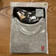 UNIQLO ベビー長袖シャツ肌着 2枚組 100