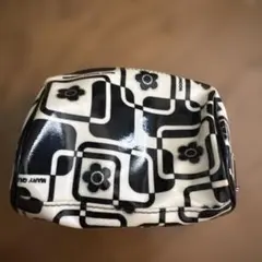MARY QUANT フラワーパターン ミニポーチ