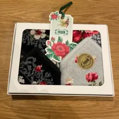 FEILER 花柄ハンカチ 2枚セット