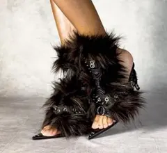 ☆デラソウル有、まとめ割有、プレゼント企画☆yello ファーブーツ ☆デラソウル有、まとめ割有、プレゼント企画様専用☆yello