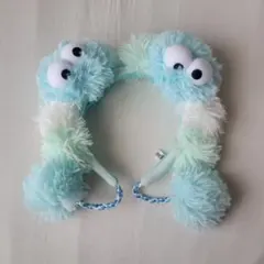 USJ クッキーモンスター カチューシャ 水色 エルモ ユニバ