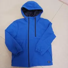 ZARAフード付きダウンコート 青