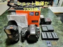 ソニーα65完動美品、豪華フルセット！付属品多数！