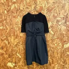 je 膝丈ワンピース フォーマル パーティー ダークグリーン レディース 1 S