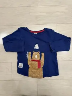 アカチャンホンポ SiMPLE FREE トレーナー 110cmくま ポケット付