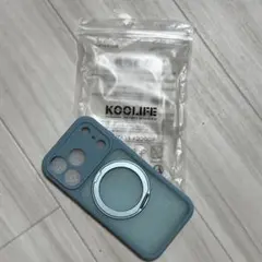 KOOLIFE iPhone用 マグネット式 ハードケース ブルーのサムネイル
