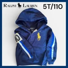 5/110 Polo ポロラルフローレンプルオーバー紺色フード付トレーナー