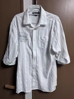 Norton ノートン 五分袖 カラミシャツ ホワイト XXL