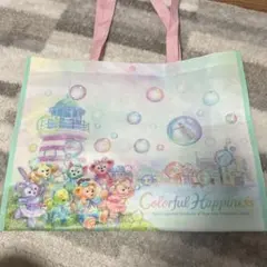 ダッフィー ショッピングバッグ 20周年 カラフルハピネス