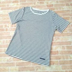 【美品】モンベル　mont-bell　ボーダーTシャツ　レディース　L　半袖