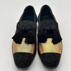 JIMMY CHOO グリッター タッセルローファー 40.5 25.5 箱のサムネイル