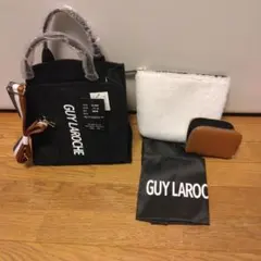 Guy Laroche 2WAY トートバッグ ポーチ 小さい財布エコバッグ付きのサムネイル