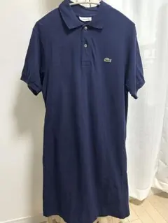 ラコステ LACOSTE ネイビー ポロワンピース 34