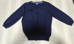 BURBERRY BLUE LABEL カーディガン ネイビー 38のサムネイル