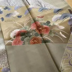 洗える夏着物 絽 訪問着 三点セット 夏帯締め 夏帯揚げ 紺碧 - メルカリ