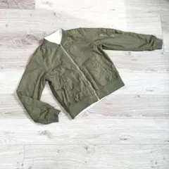 S1 earth music&ecology リバーシブルブルゾン♡ M カーキ
