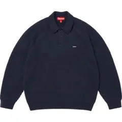 Supreme Small Box Polo Sweater navyのサムネイル