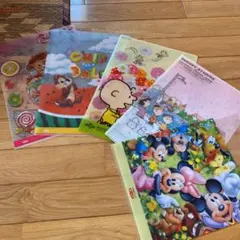 ディズニー　スヌーピー　クリアファイル7枚セット